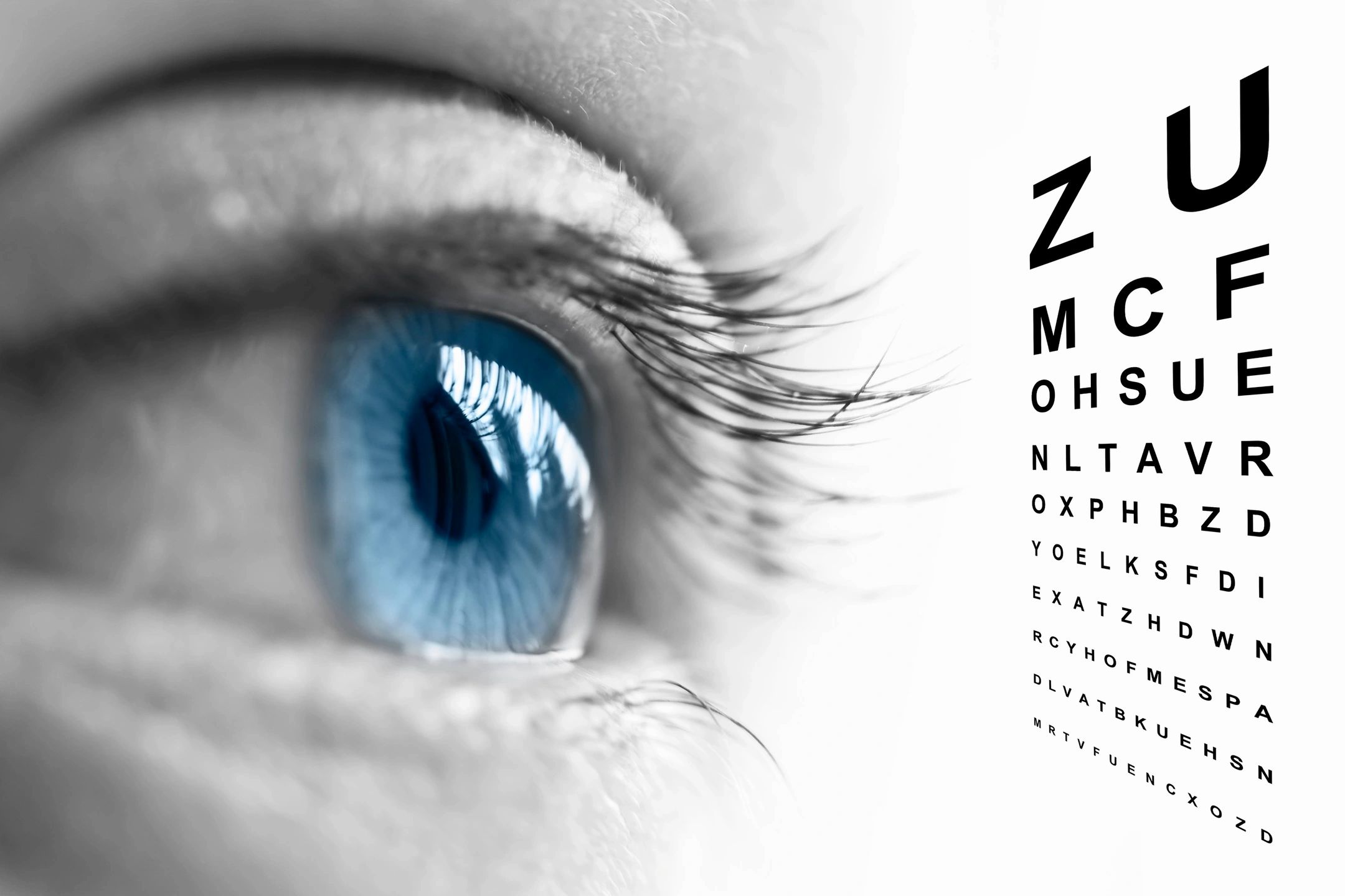 Eyeball and eye exam
